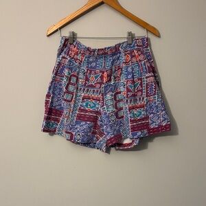 Columbia Multicolor Geometric Women's Shorts